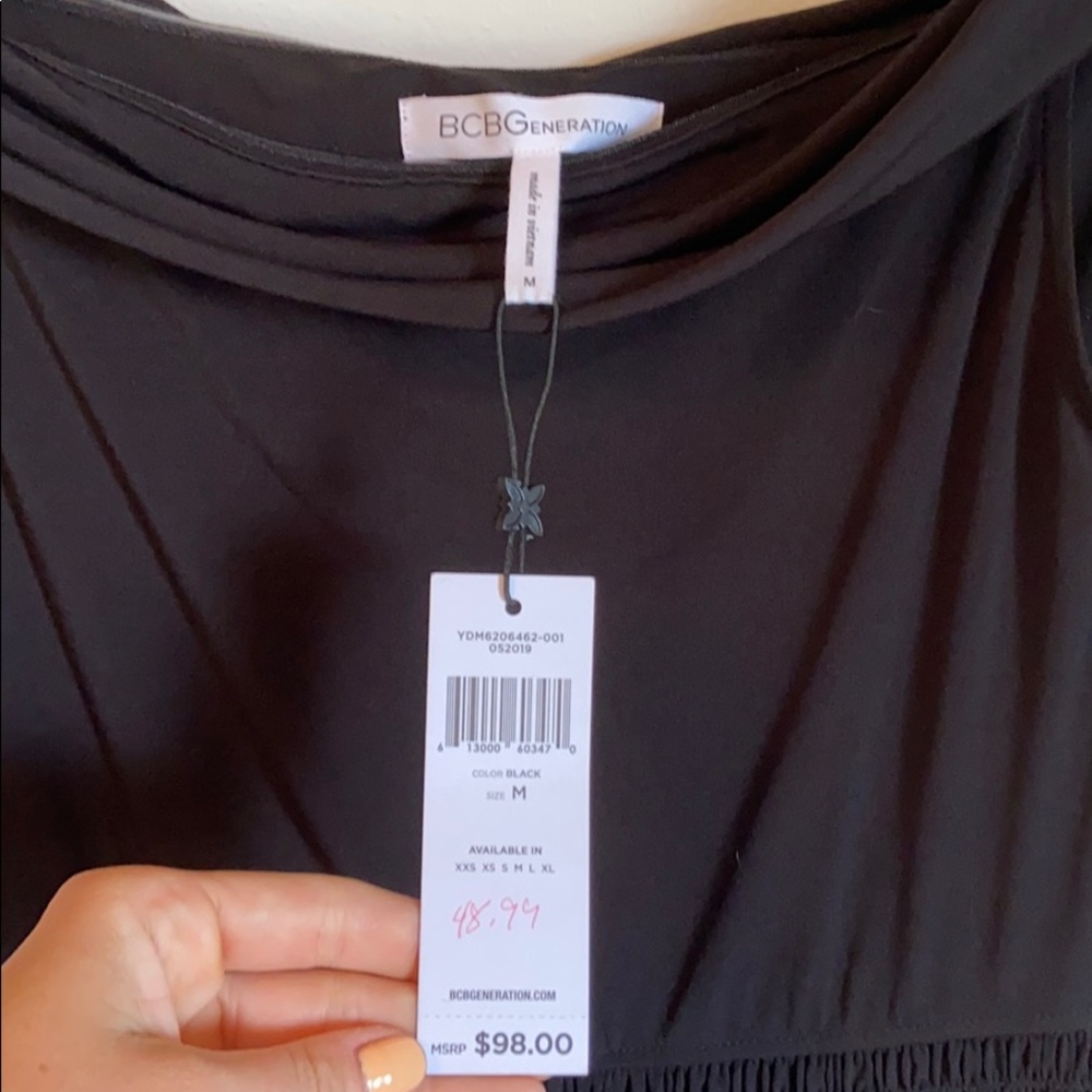 BCBG back off the shoulder dress - Picture 5 of 7